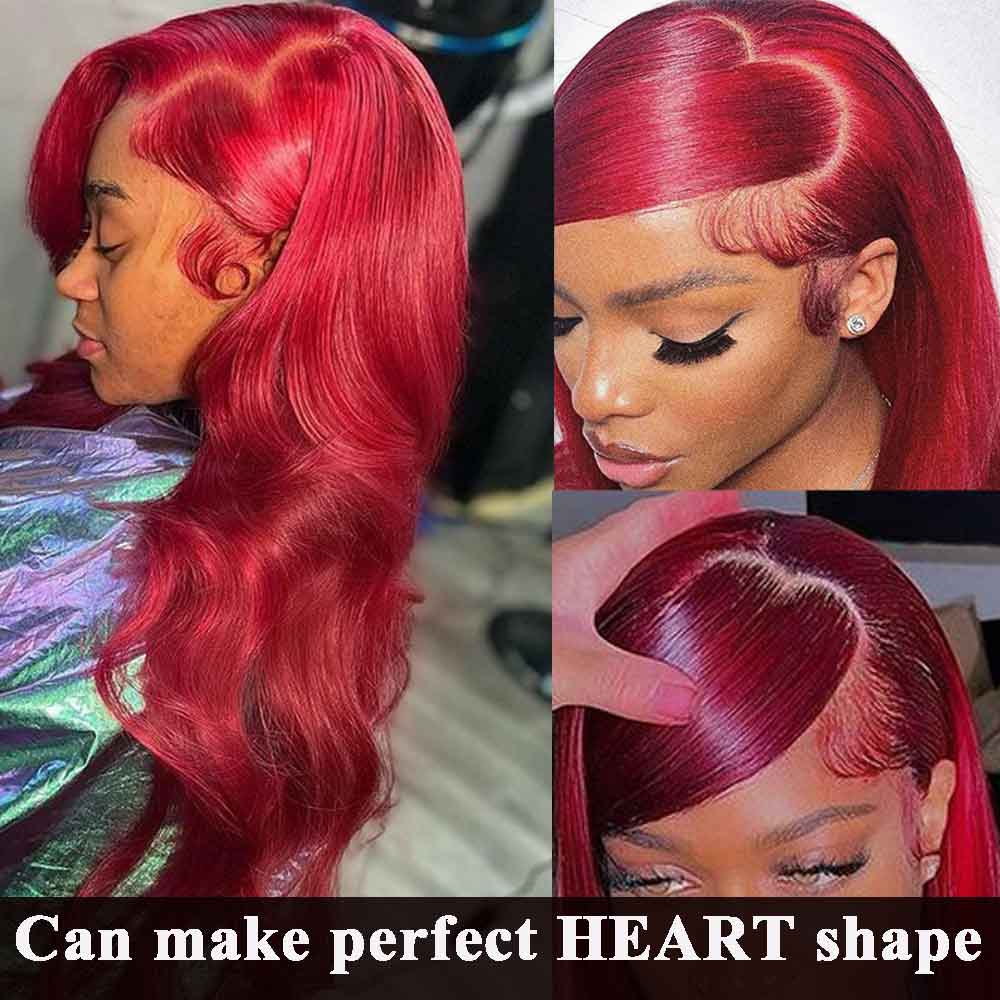 Beaudiva 99J Body Wave 4X4 Lace Closure Wig Human Hair Wig