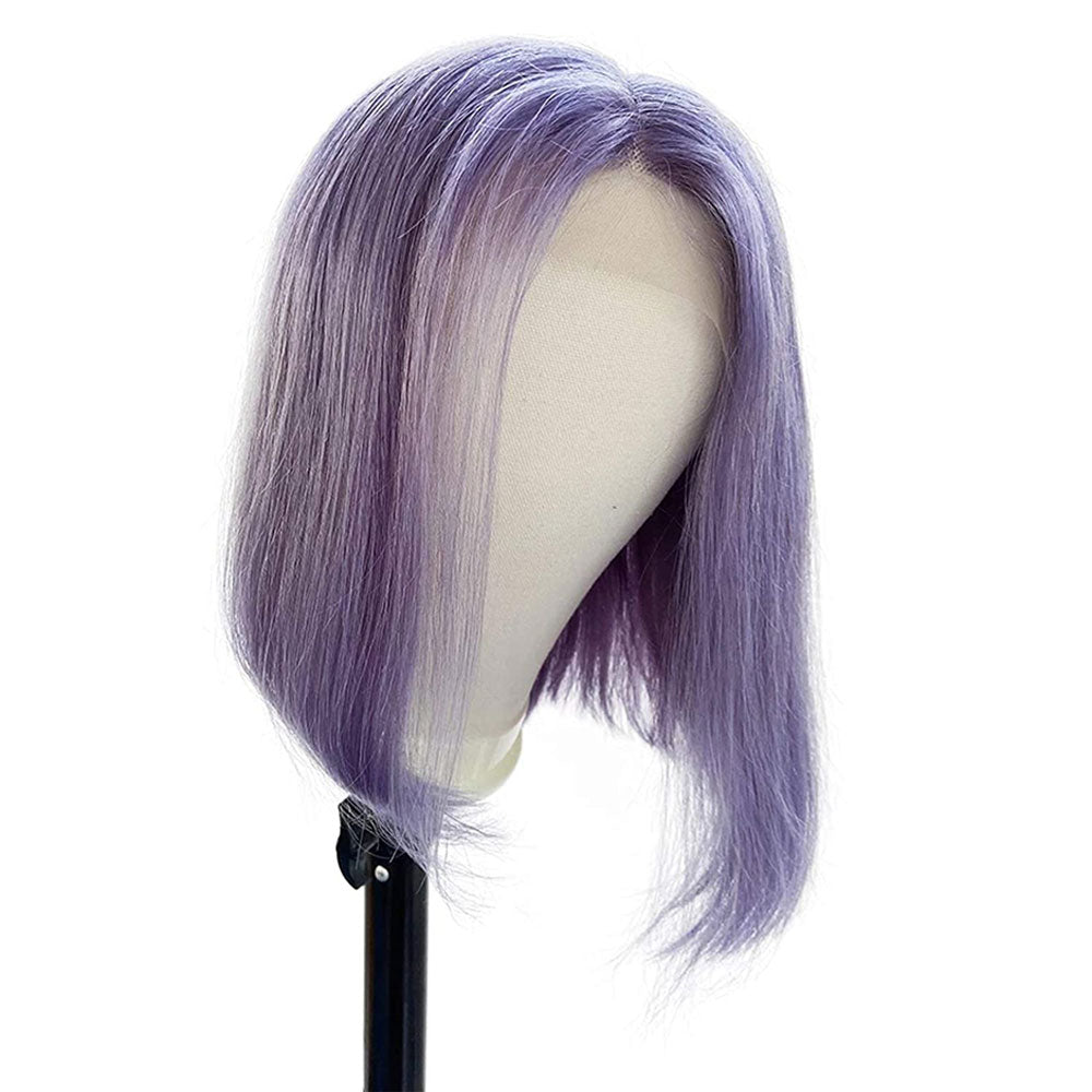 Beaudiva Liac Purple Bob Wig Human Hair Wig Straight Bob Wigs