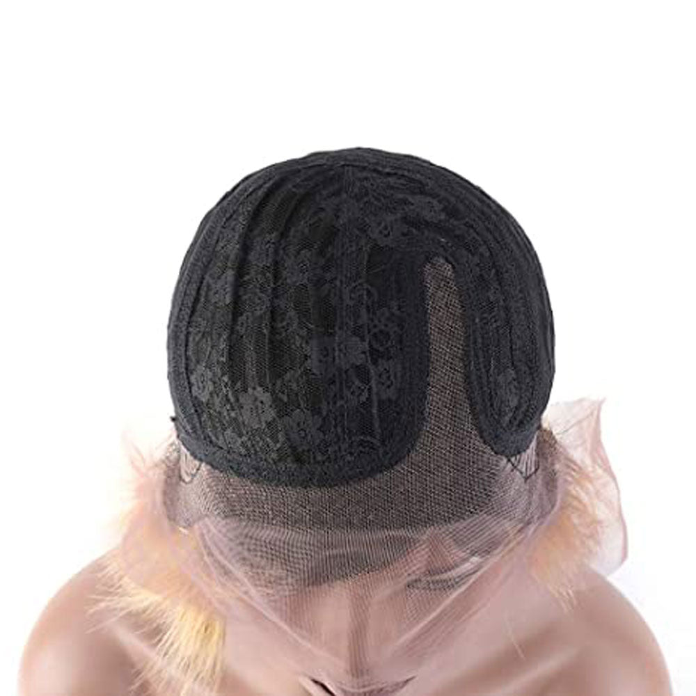 【Lovato】TK43 : Beaudiva Pixie Wigs Human Hair Pixie Cut Wig with Lace Closure Blonde Pixie Wig