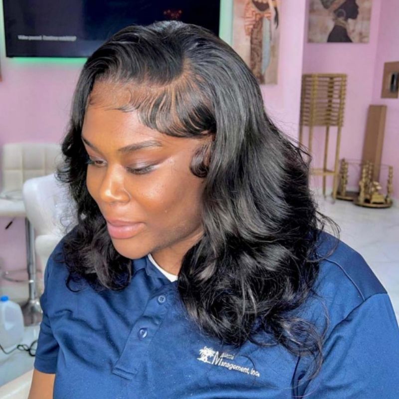 【Siri】Flash Deal TK60 : 16 inches 13X4 Body Wave Lace Frontal Wig Limited Promotion