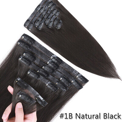 TIKTOK HOT: New Clip In Tape On Remy Human Hair Extensions Full Head Seamless Skin Weft