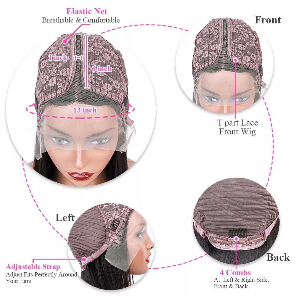 Tiktok Beaudiva Lace Front Wig Human Hair Wigs Ombre Blonde Pre Plucked Baby Hair