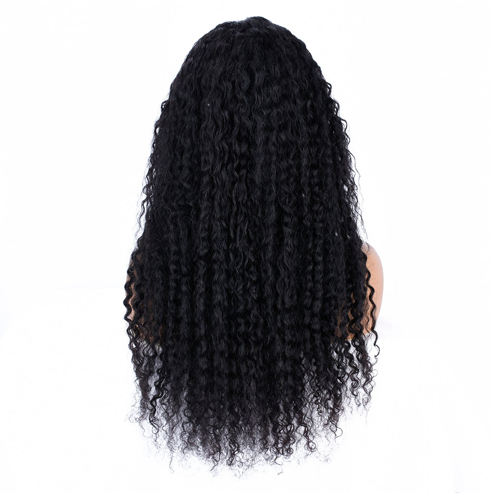 【Yordy】TK17 : Beaudiva 5X5 Lace Closure Wig Kinky Curly Human Hair Wigs