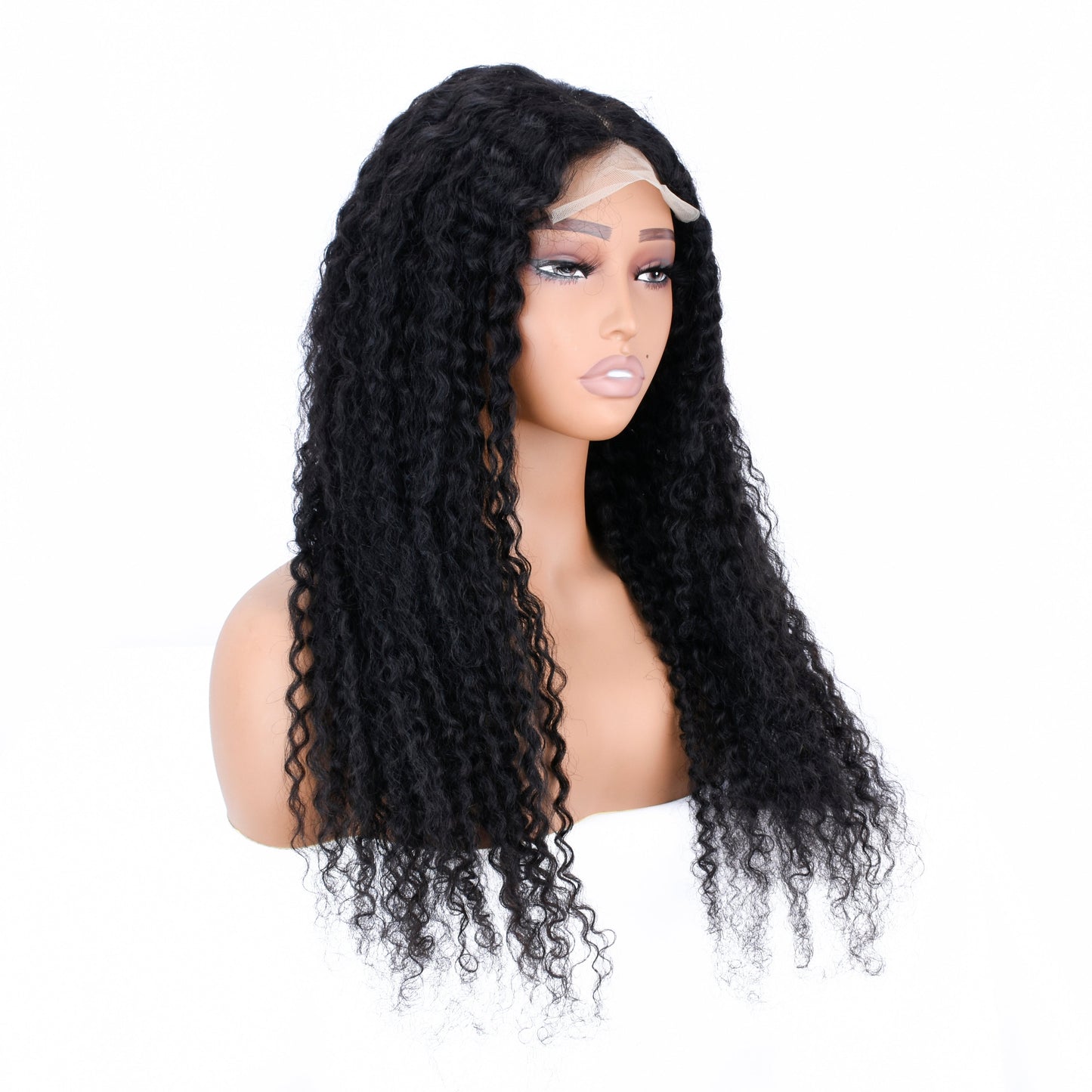 【Yordy】TK17 : Beaudiva 5X5 Lace Closure Wig Kinky Curly Human Hair Wigs