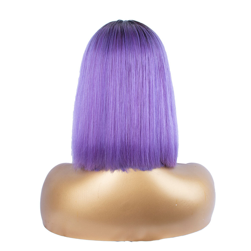 Tiktok Beaudiva Purple 13X4X1 T Part Lace Front Bob Wig