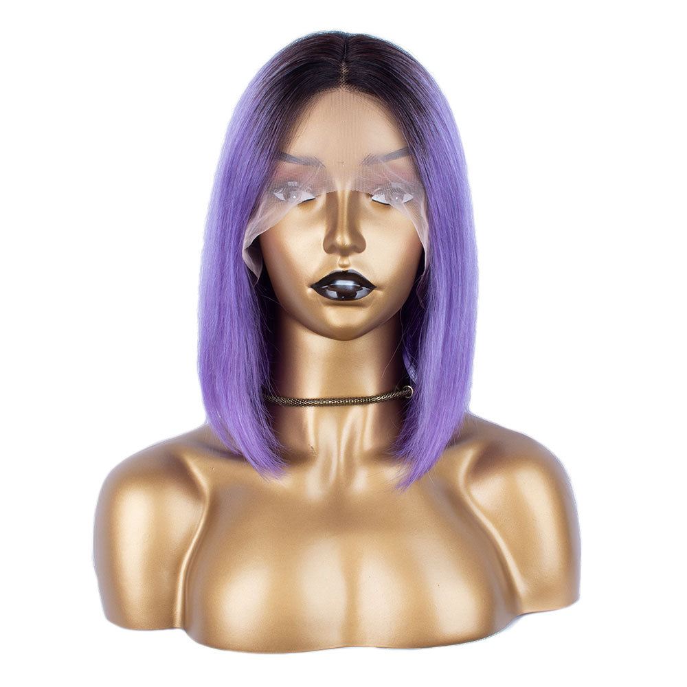 Tiktok Beaudiva Purple 13X4X1 T Part Lace Front Bob Wig