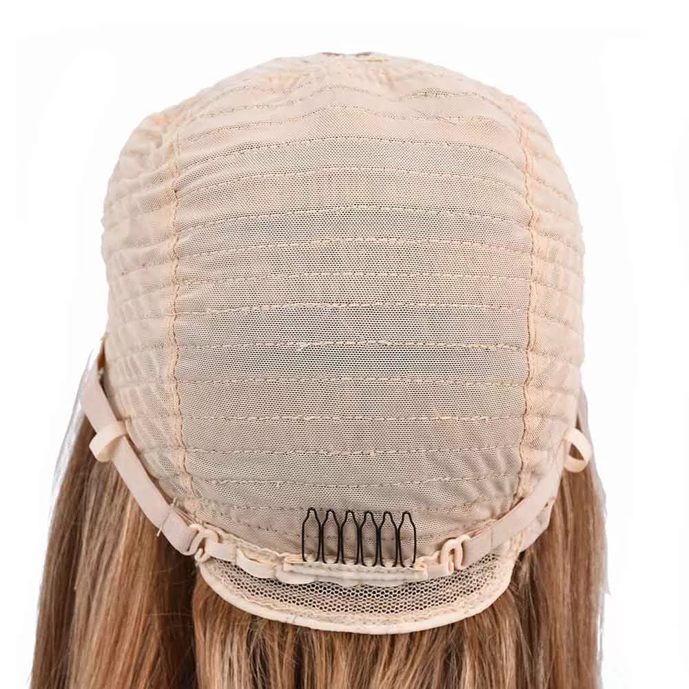 Beaudiva Bone Straight Highlight BOB Wigs Fashionable Design T Part Lace Wigs Human Hair