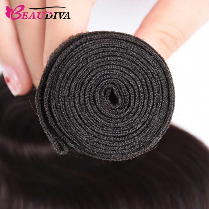 Beaudiva Super Affordable Body Wave Hair Dark Brown 3 Bundles Deal Remy Human Hair Weaves