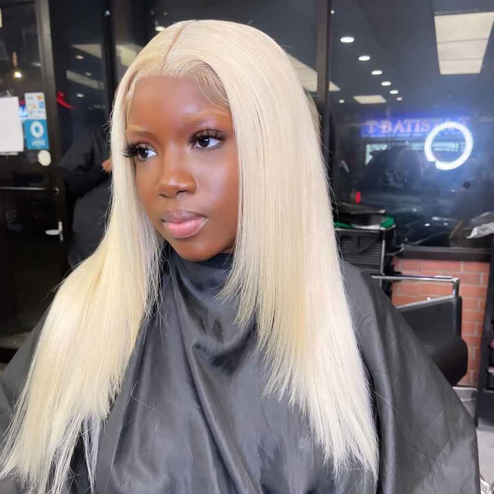 Beaudiva Bone Straight 613 Colored Wigs 4x4 Closure Wig 100% Virgin Human Hair