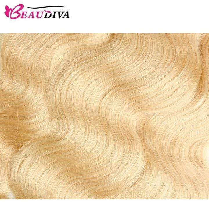 Beaudiva 613 Blonde Body Wave 3 Bundles With Lace Frontal