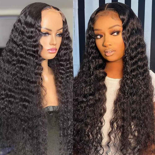 【Sarah】BEAUDIVA Water Wave Lace Closure Wig Human Hair Wigs 4x4 Water Wave Wig Pre Plucked Baby Hair