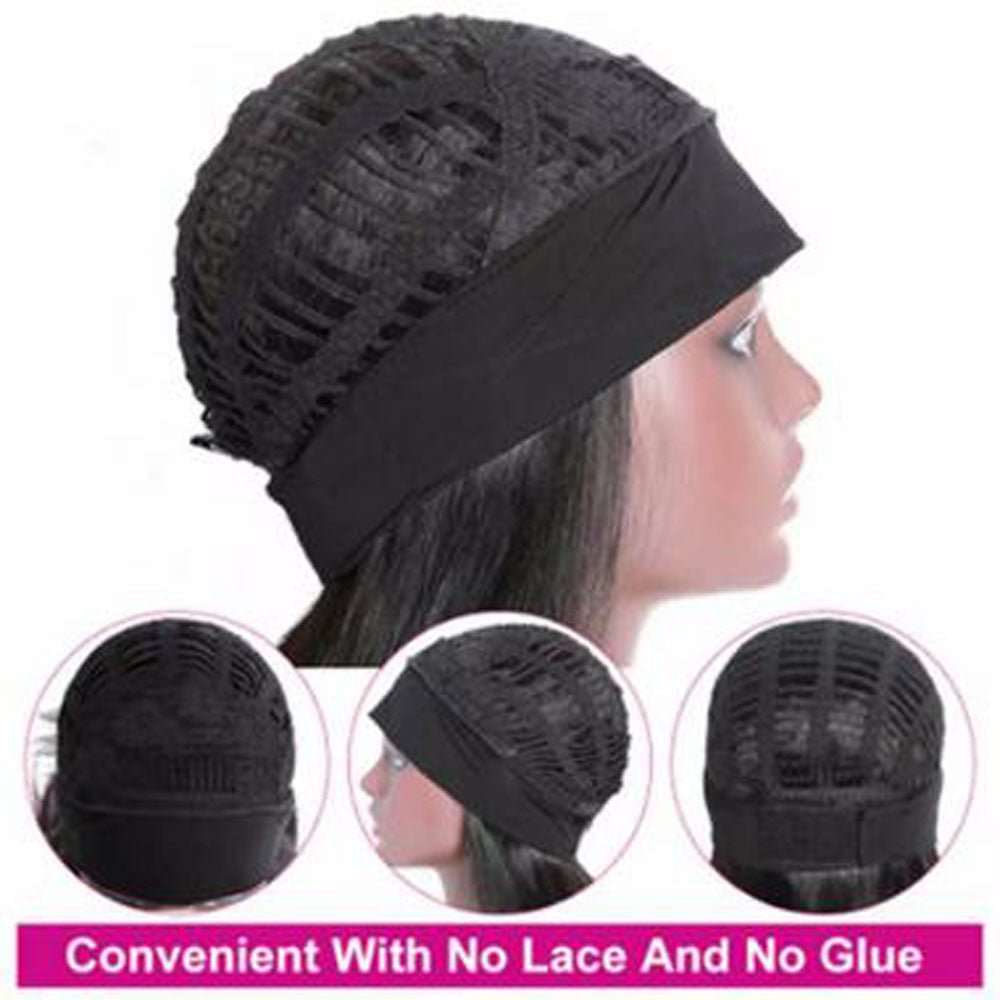 Tiktok Beaudiva Headband Wig Human Hair Wig Long Straight Headband Wig