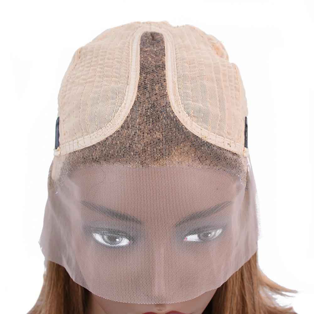 Beaudiva Highlight Kinky Curly 13x1 T Lace Front Human Hair Wigs 150 Density Bob Wig Glueless Wig