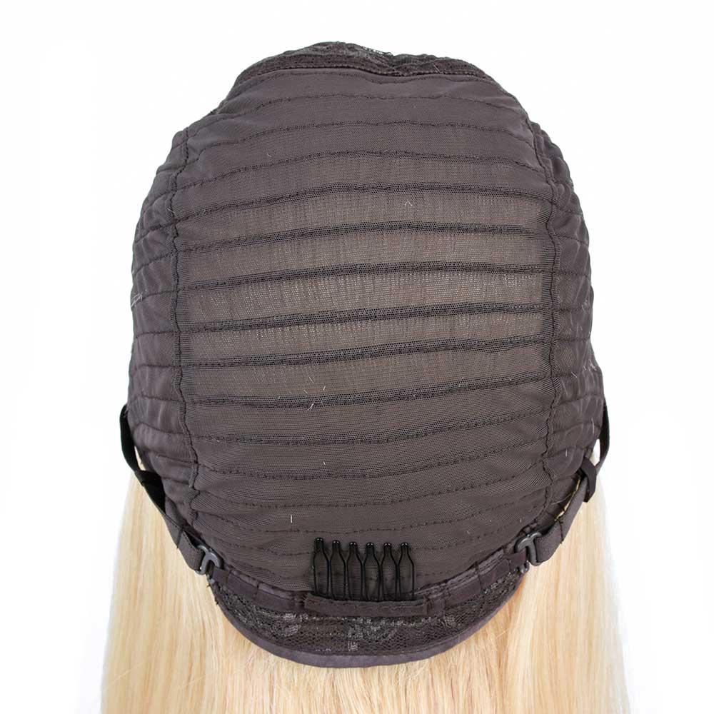 Beaudiva Straight TB 613 Lace Closure Short Bob Human Hair Wig Pixie Cut Wigs  150% Density Ombre Honey