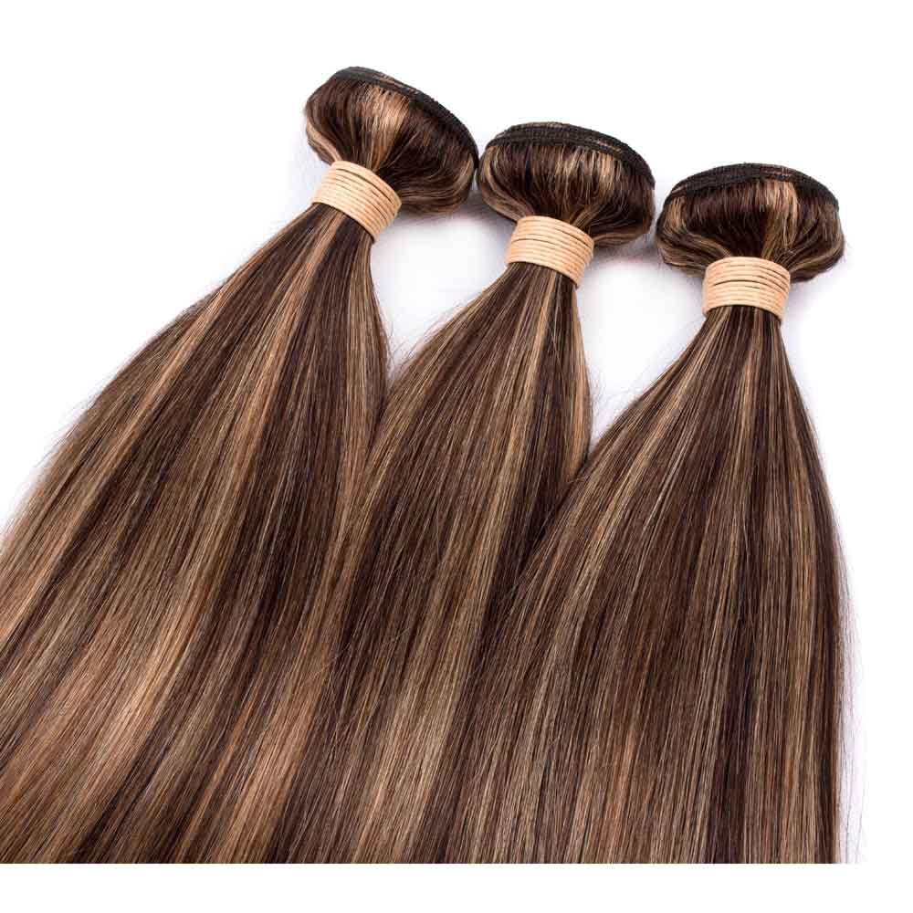 Beaudiva Highlight Silky Straight Weaves Human Virgin Hair 3 Bundles Deal