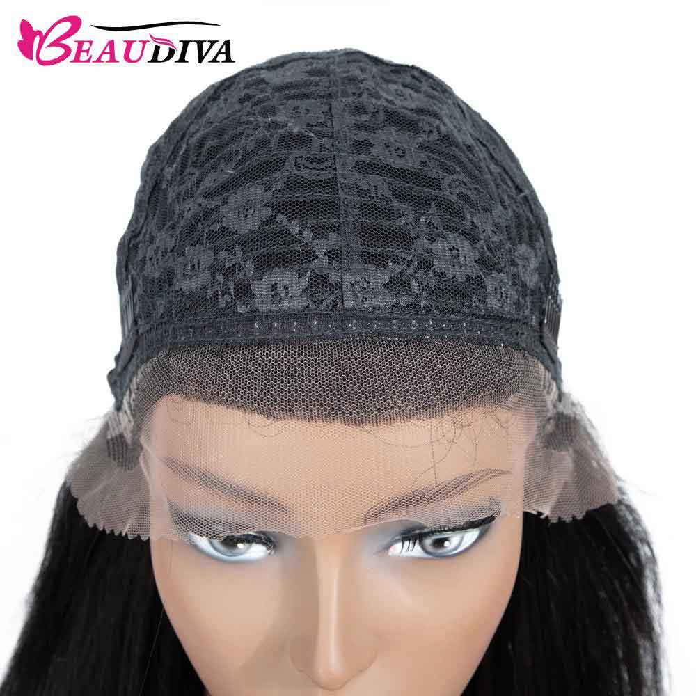 【Sela】Beaudiva Kinky Curly Wig Human Hair Lace Front Wigs 13X1 Lace Part Wig