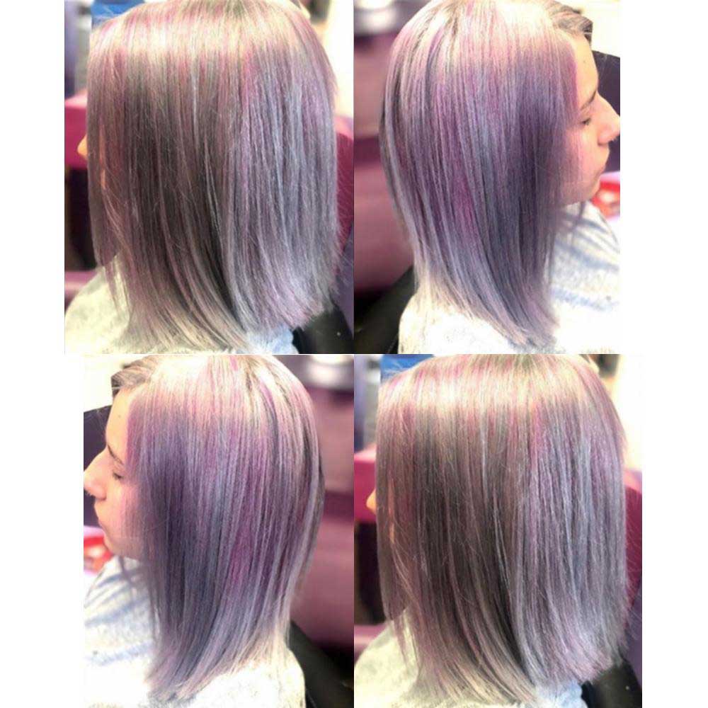 Beaudiva Straight Grey Short Bob Wig Lace Human Hair Wigs Pre Plucked Hairline