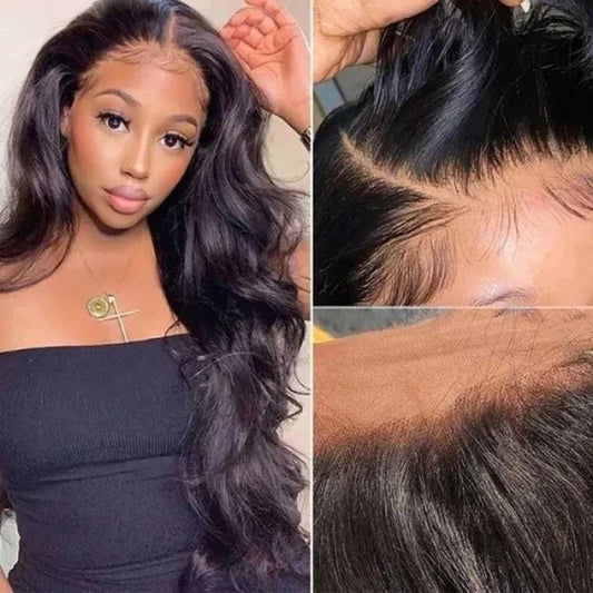 【Caroline】TK57 : HD Lace Frontal Wig Body Wave 13X4 Lace Font Human Hair Wigs