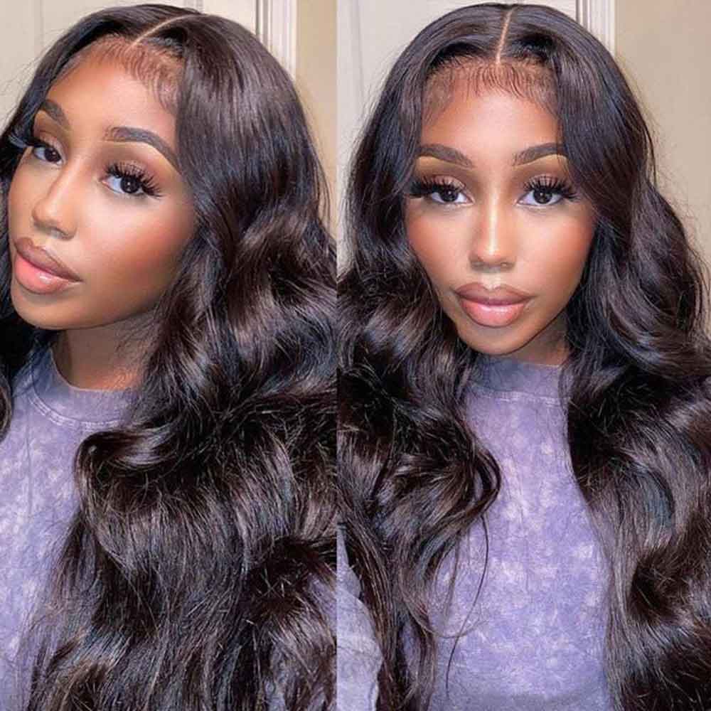 【Caroline】TK57 : HD Lace Frontal Wig Body Wave 13X4 Lace Font Human Hair Wigs