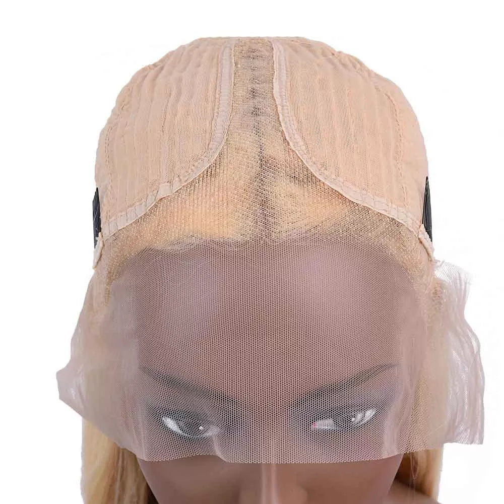 Beaudiva Blonde Silky Straight 613 Human Hair Wigs T Part Wigs Lace Front Wig Colored Wigs Honey Blonde 613 Color Lace Wigs