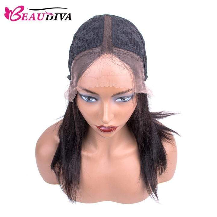 Beaudiva Straight/Kinky Straight/Jerry Curly Bob Wig Human Hair Wigs For Women
