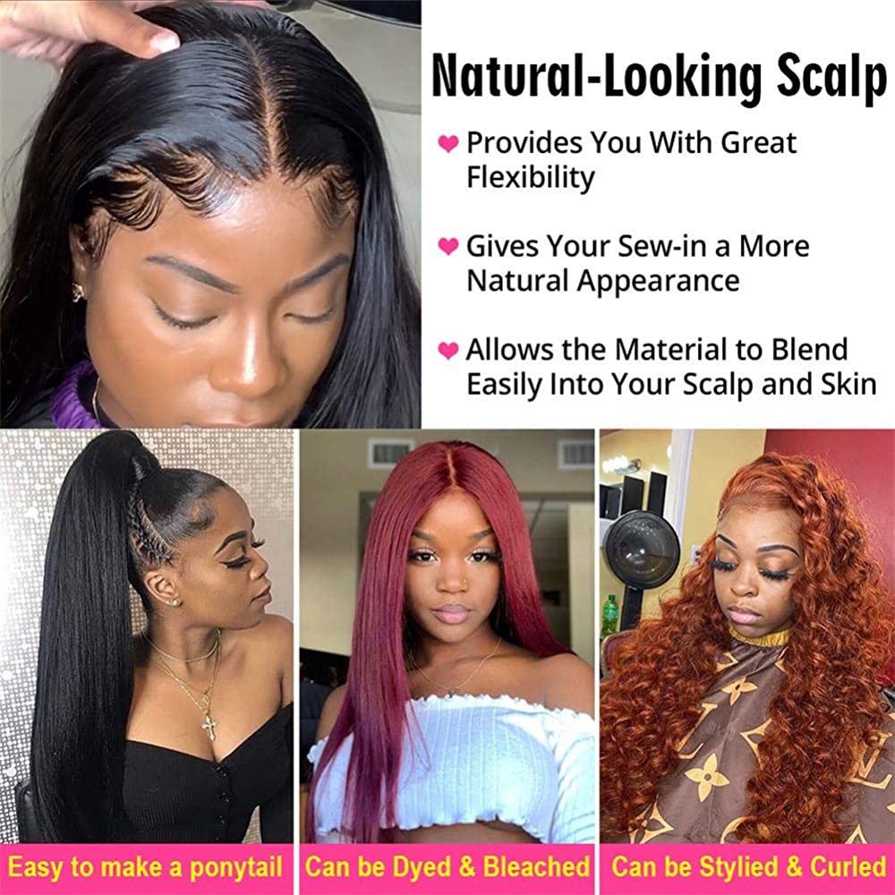 【Ellis】TK18 : Beaudiva Straight Lace Front Wigs Human Hair WigsTransparent Lace Wigs 13x6 Lace Frontal Wigs Baby Hair