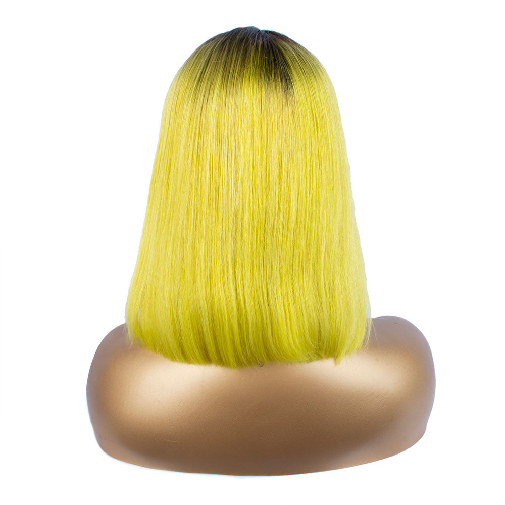 Tiktok Beaudiva TB Neo Yellow 13X4X1 T Part Lace Front Bob Wig