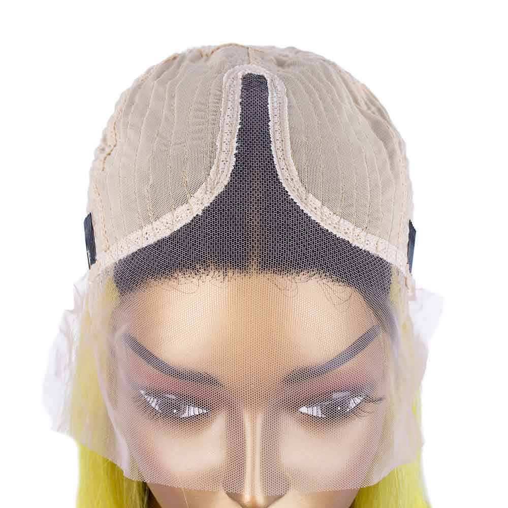 Tiktok Beaudiva TB Neo Yellow 13X4X1 T Part Lace Front Bob Wig