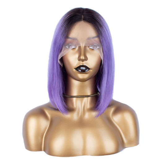 Tiktok Beaudiva Purple 13X4X1 T Part Lace Front Bob Wig