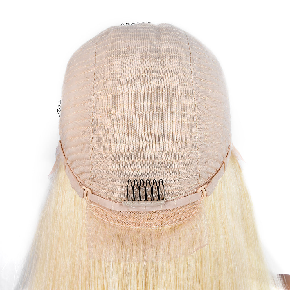 【Dolly】TK28 : 613 Blonde Lace Front Wigs 13X4 Lace Front Remy Hair Wigs Honey Blonde Lace Frontal Wig
