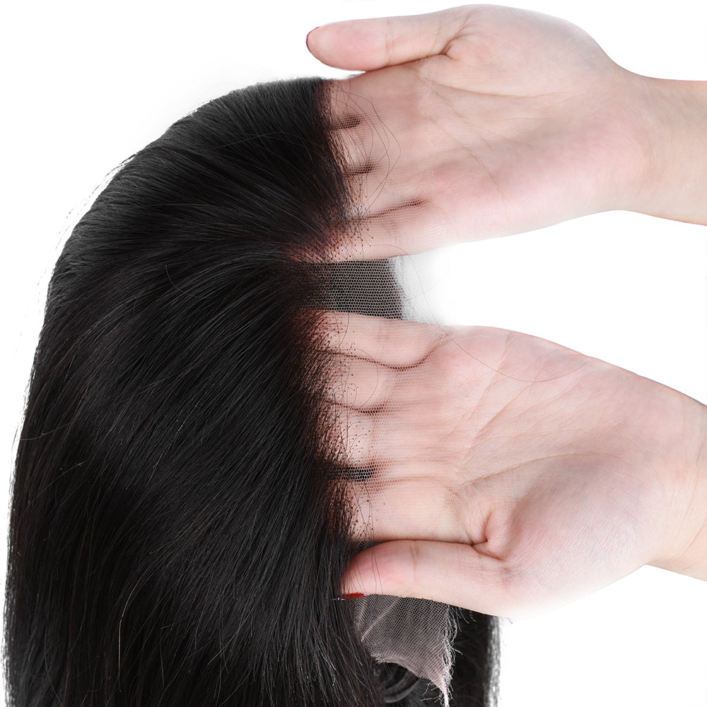 【Kina】TK06 : Real HD Lace Frontal Wigs Bone Straight 13X4 Lace Front Human Hair Wigs Beaudiva