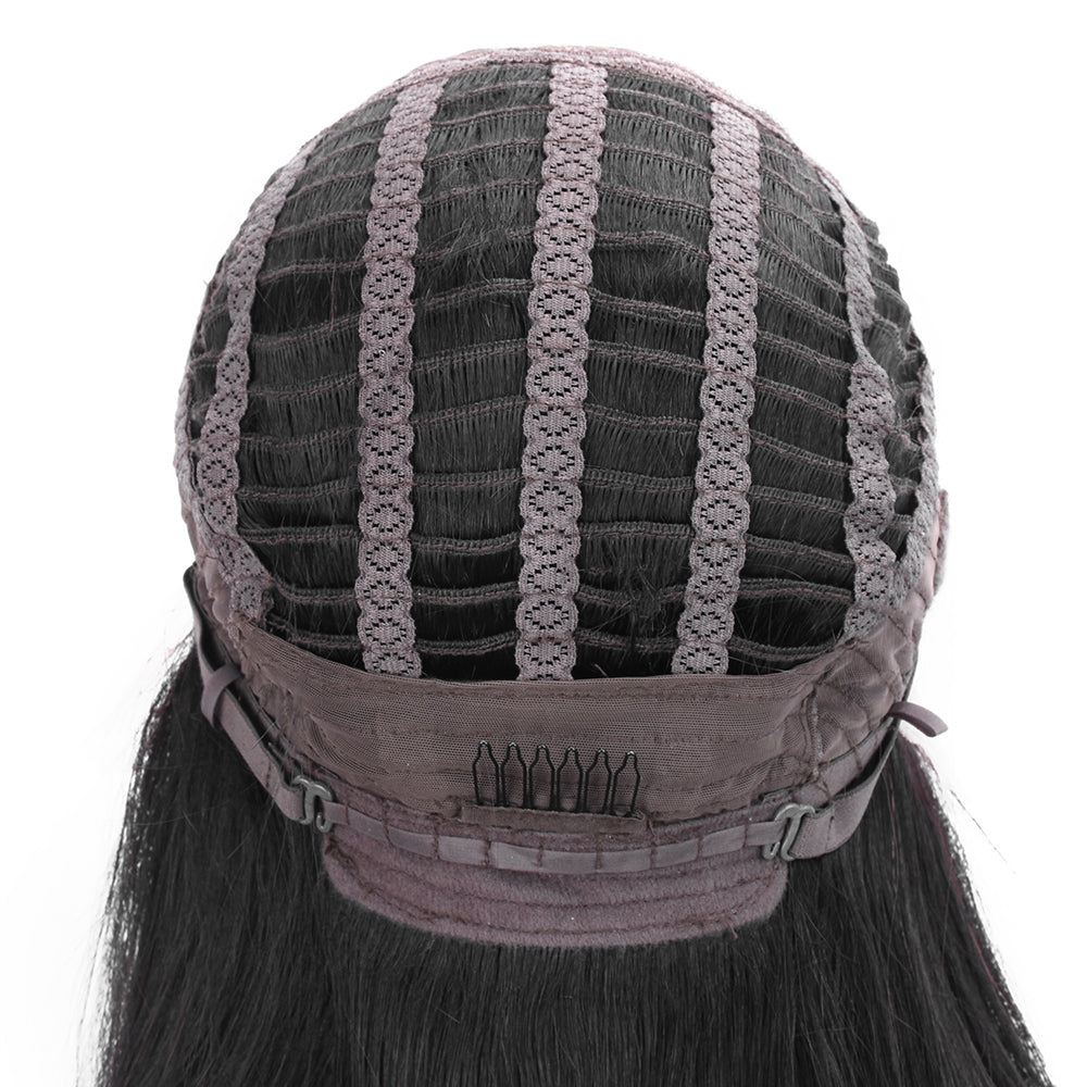 【Lydia】TK08 : BEAUDIVA Layered Lace Wig Inner Buckle Cute Straight 13x4 Lace Front Butterfly Haircut Wig With Medium Length Layered Human Hair