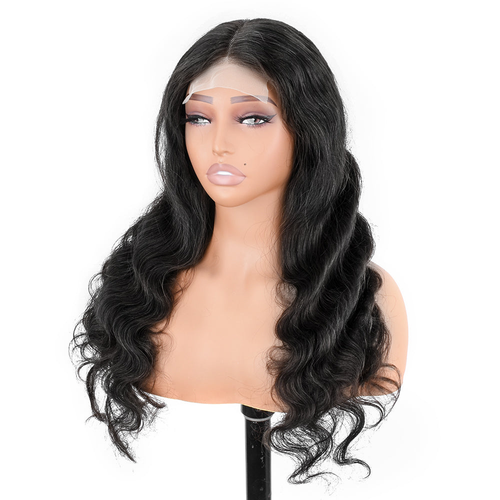 【Lemon】TK34:Body Wave Wig 4x4 Closure Wig  Short Body Wave Wig Human Hair Wig