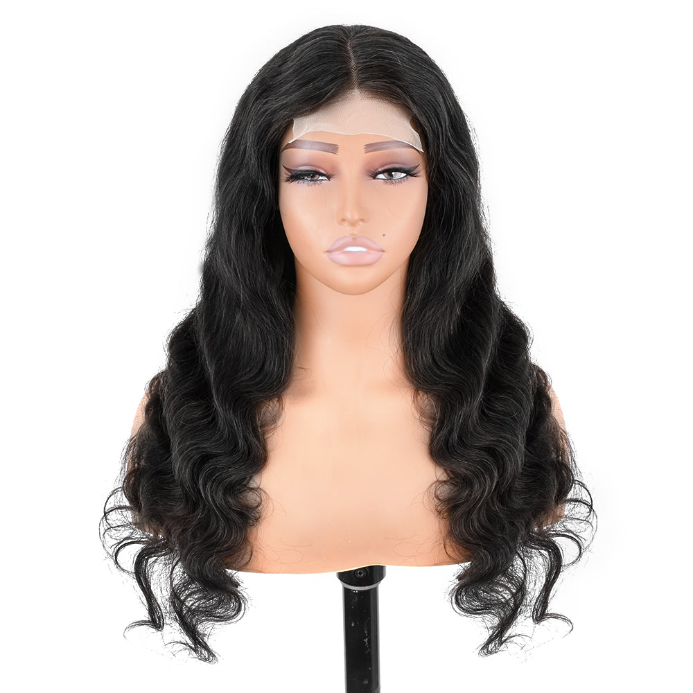 【Lemon】TK34:Body Wave Wig 4x4 Closure Wig  Short Body Wave Wig Human Hair Wig