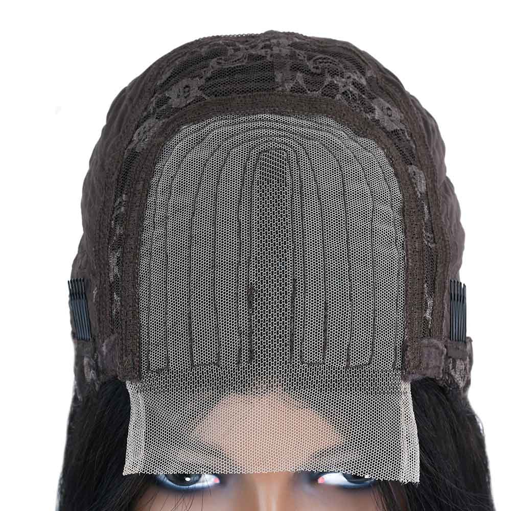 Tiktok Beaudiva Straight Ombre Dark Green Short Bob Lace Human Hair Wigs