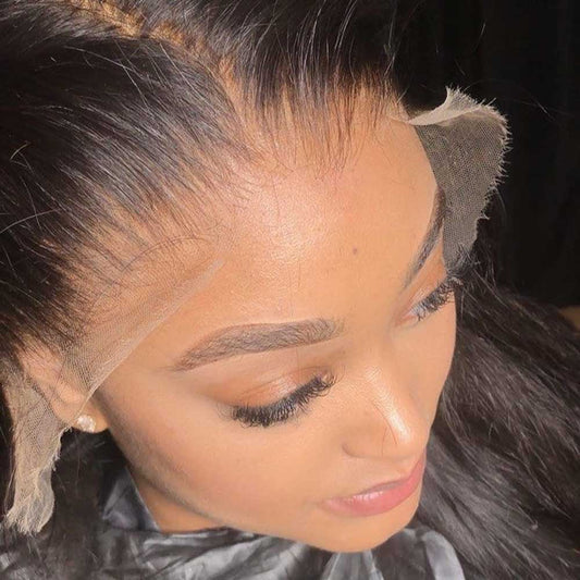 【Kina】TK06 : Real HD Lace Frontal Wigs Bone Straight 13X4 Lace Front Human Hair Wigs Beaudiva