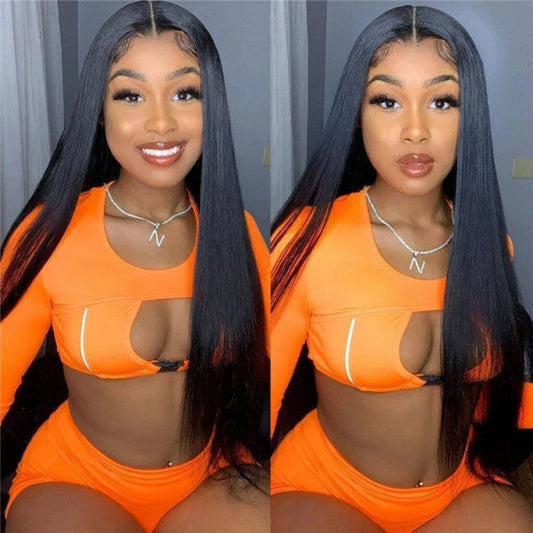 Beaudiva Lace Front Wig 13x4 Bone Straight Transparent Lace Wigs Human Hair Wigs Pre Plucked With Baby Hair